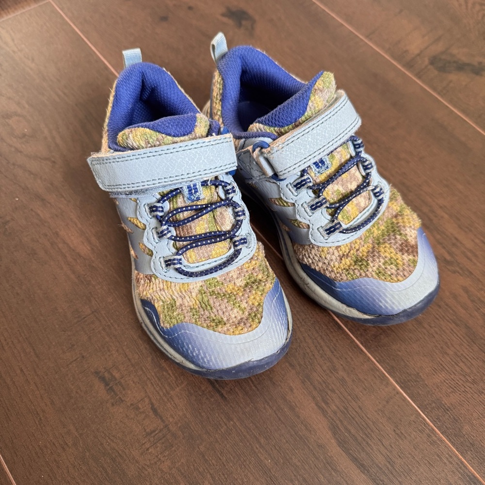 Kids' Blue and Green Sneakers